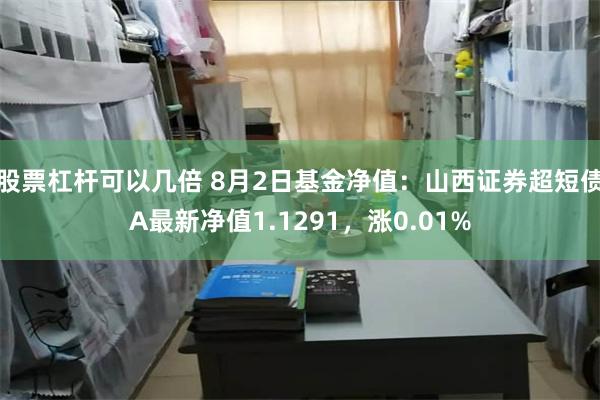 股票杠杆可以几倍 8月2日基金净值：山西证券超短债A最新净值1.1291，涨0.01%